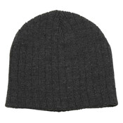 Heather Cable Knit Beanie