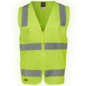 JB's Hi Vis (D+N) Zip Safety Vest