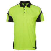 JB's Hi Vis S/S Arm Panel Polo