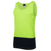 JB's Mens Hi Vis S/S Traditional Singlet
