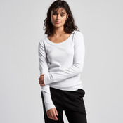 AS Colour Womens Organic Rib Long Sleeve Tee