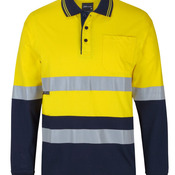 JB's Hi Vis Longsleeve (D+N) Cotton Polo